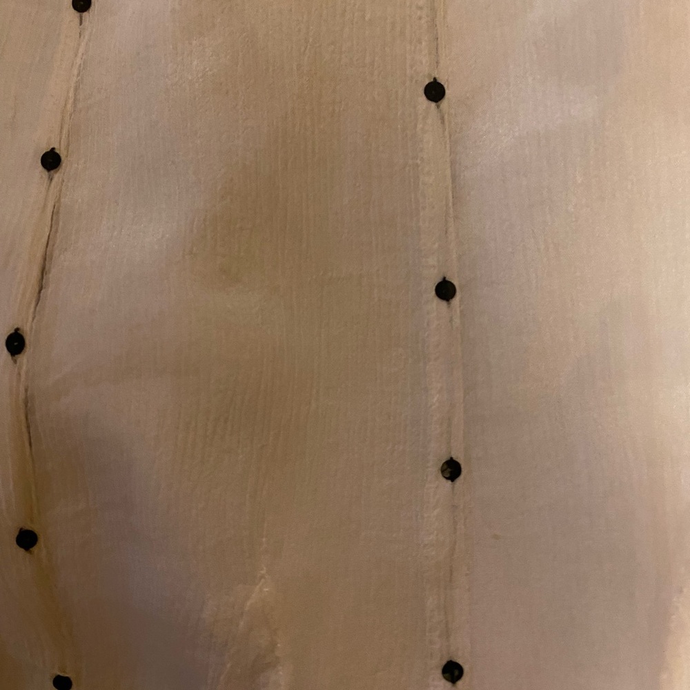 Forever 21 Cream and Black Floral A-Line Skirt - Picture 6 of 9